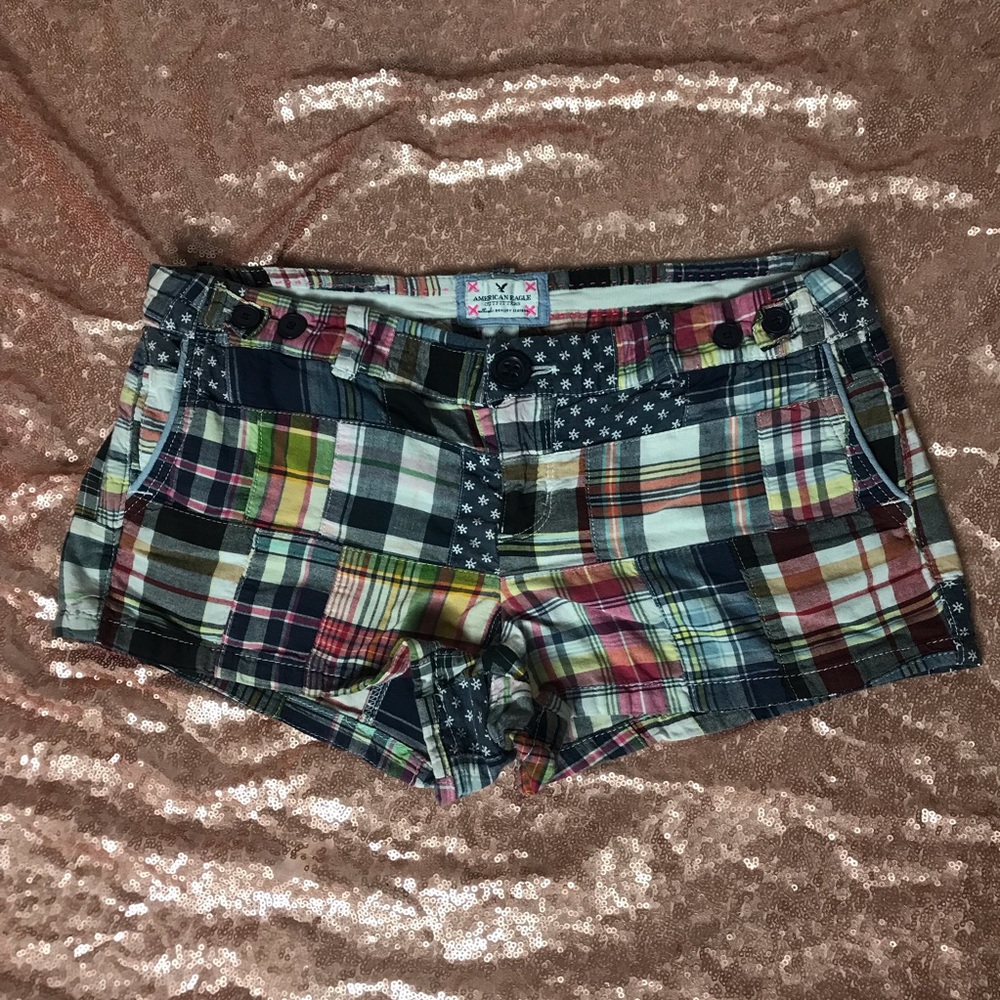 American Eagle Patchwork Short Shorts - image 5